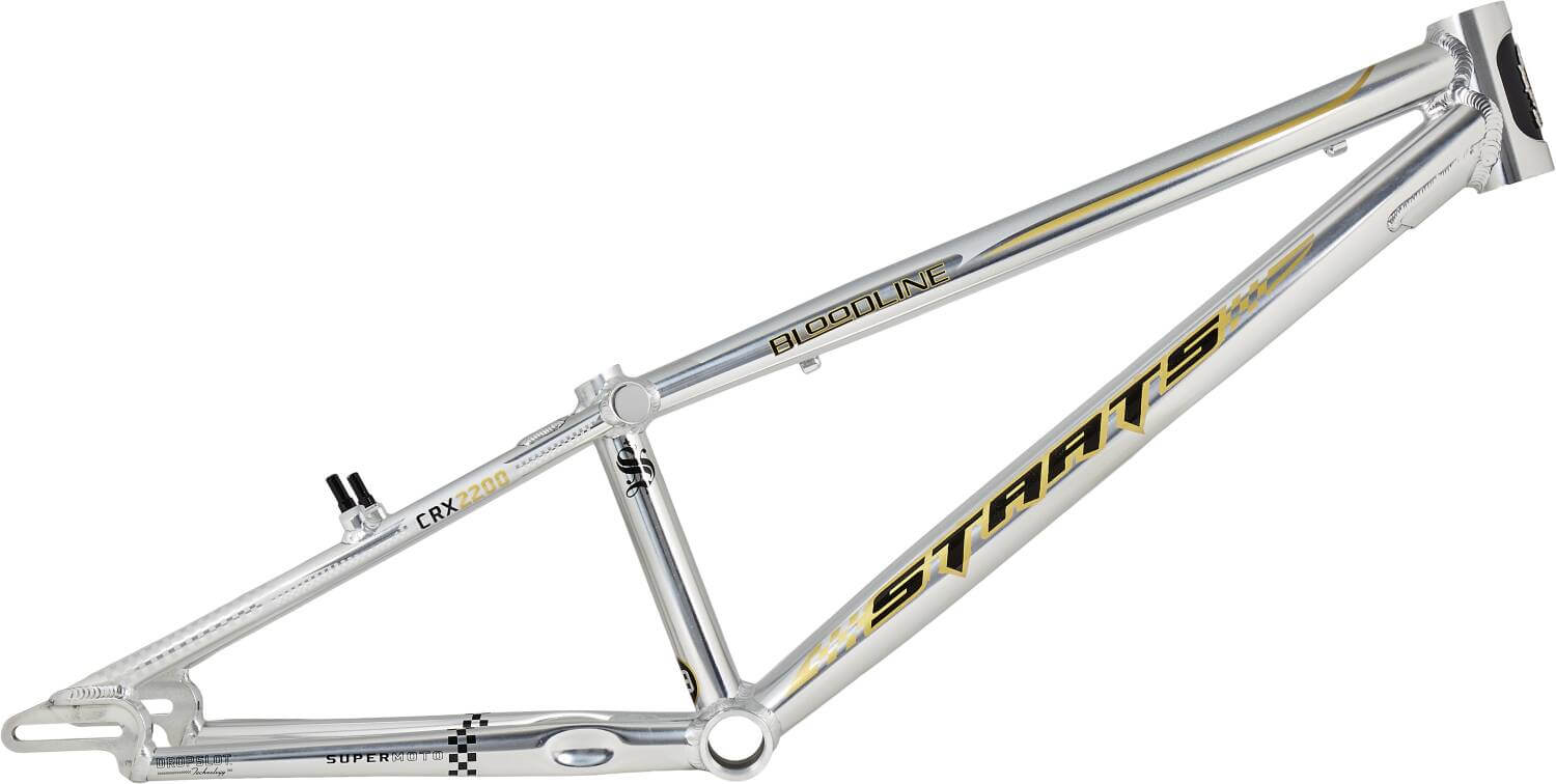 Staats Bloodline 24" Cruiser Race BMX Ram Pro XL Silver