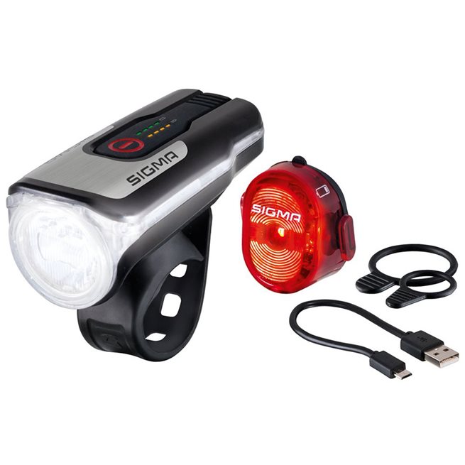 Sigma Aura 80 Usb / Nugget Ii Complete Set, Cykelbelysning