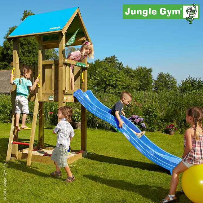 Jungle Gym Castle Lektorn Komplett Exkl. Rutschkana