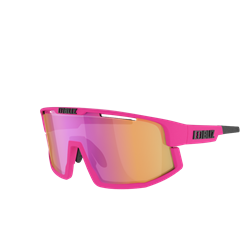 Bliz Vision Matt Neon Pink, Brown With Purple Multi