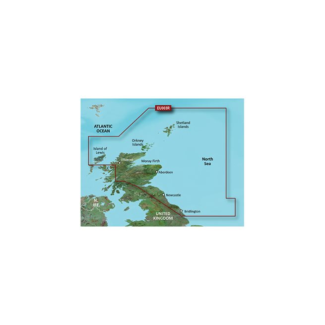 Garmin Great Britain, NE Coast Garmin microSD™/SD™ card: VEU003R-