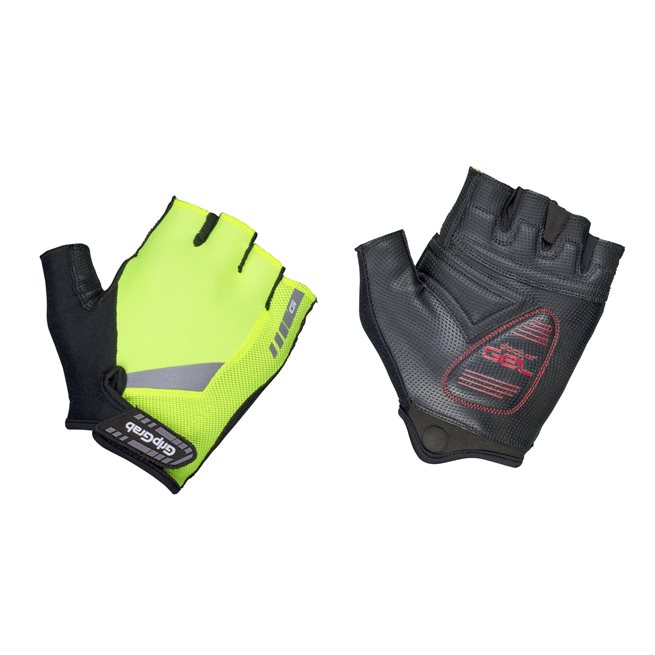 GripGrab ProGel Hi-Vis Padded Glove, Cykelhandskar kort