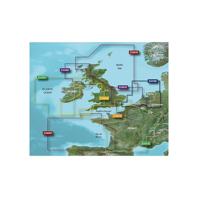 Garmin Benelux Offshore & Inland Garmin microSD™/SD™ card: VEU018R