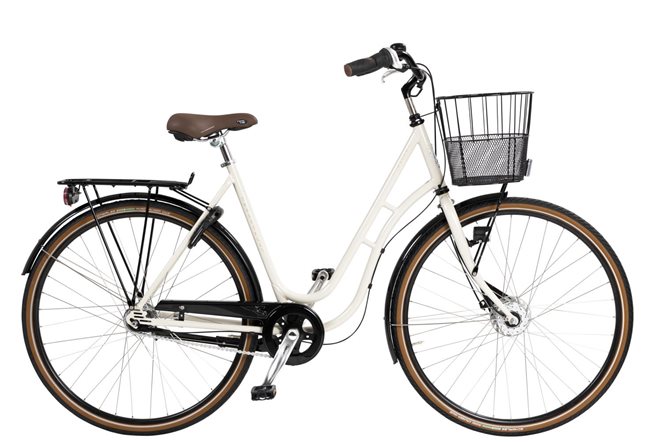 Skeppshult Dam Natur 7-Växlad Med Korg, Standardcykel