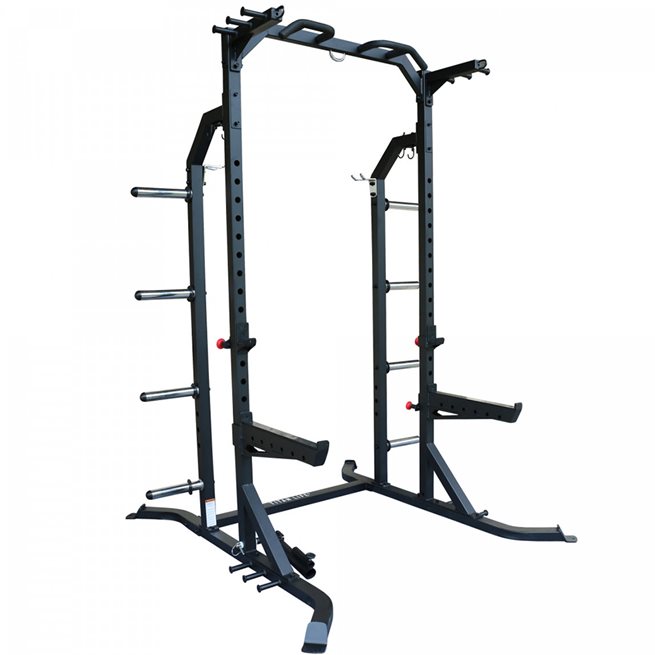 Titan LIFE Half Rack. Full Pro, Skivstångsställning