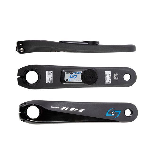 Stages Power L - Shimano 105 R7000 Black, Effektmätare
