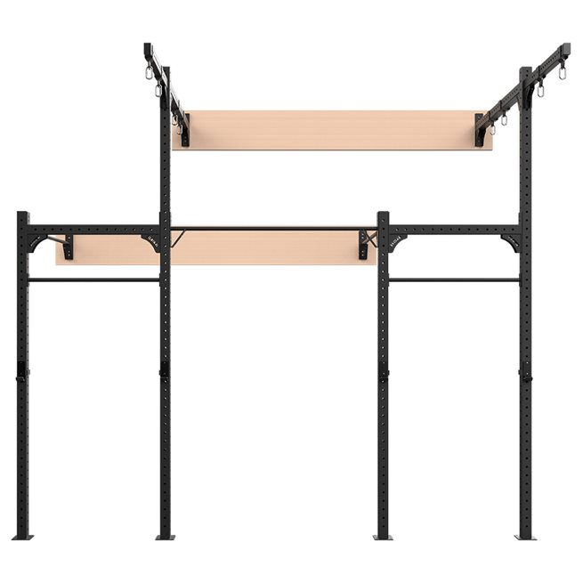 Eleiko Wallmounted 4,2M XF 80 Rig W/ Rings/Ropes, Crossfit rig