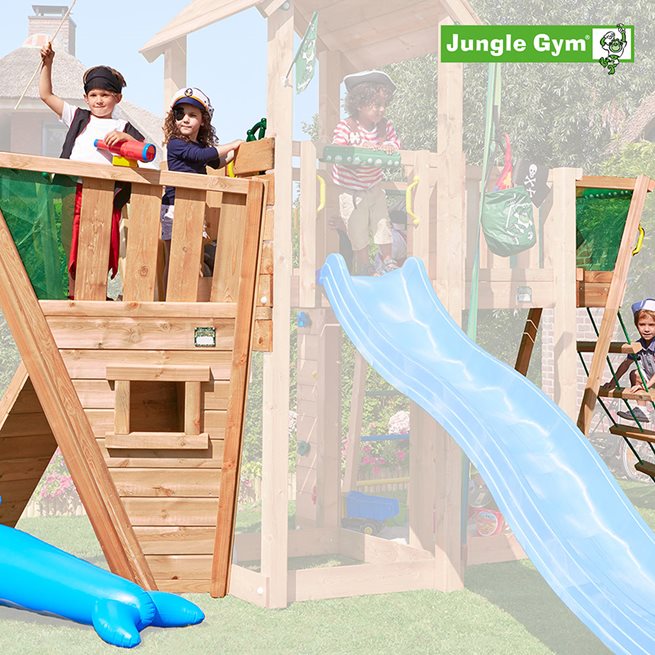 Jungle Gym Boat Modul komplett, Klätterställning tillbehör