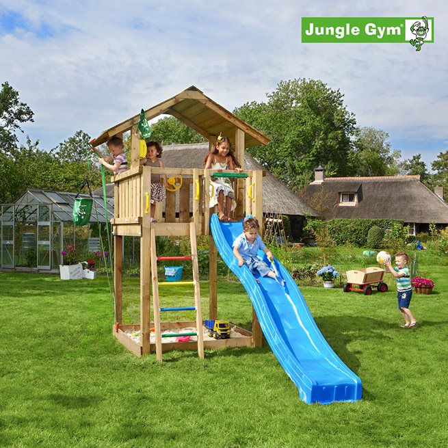 Jungle Gym Chalet lektorn komplett, Klätterställning