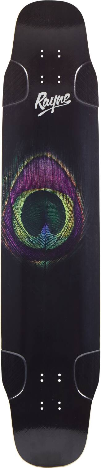 Rayne Whip Longboard Deck 44" Peacock