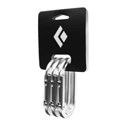 Black Diamond Oval Carabiner 3 Pack