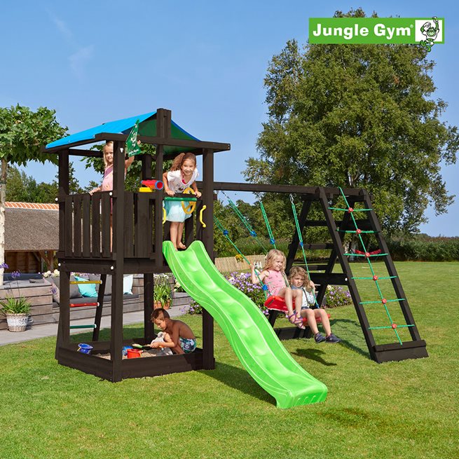 Jungle Gym Hut lektorn exkl. rutschkana, Klätterställning