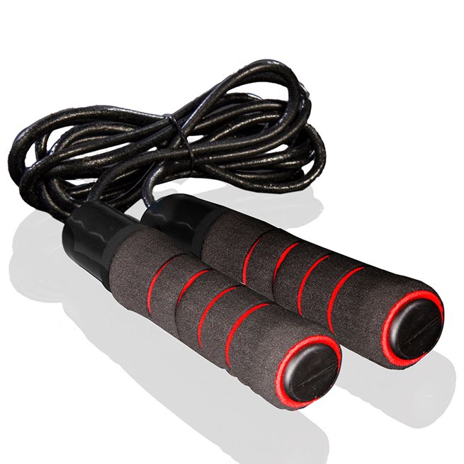 Gymstick Leather Jump Rope, Hopprep