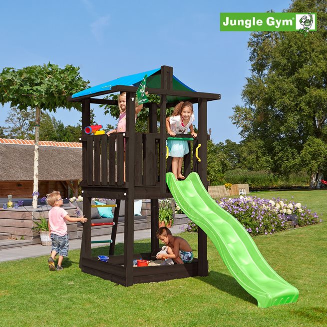 Jungle Gym Hut lektorn komplett exkl. rutschkana, Klätterställning
