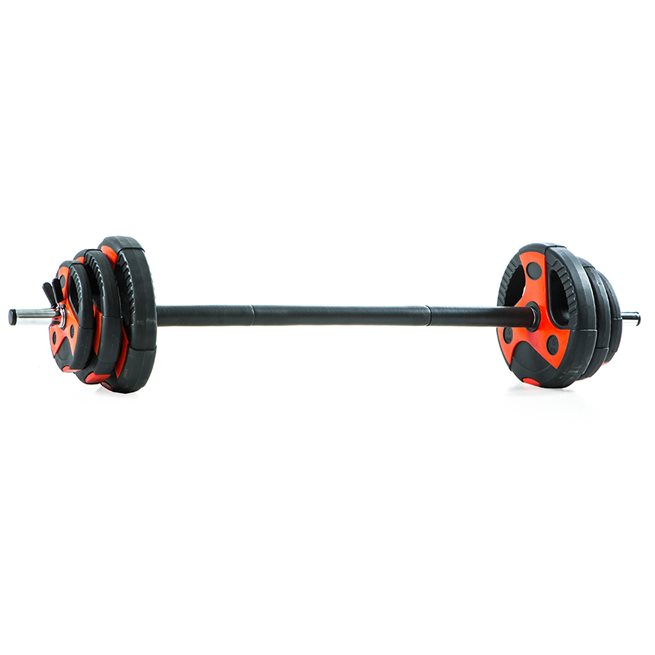 Gymstick Vinyl Grip Pump Set 20kg, Pump set