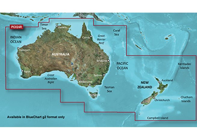 Garmin Australien + Nya Zeeland Garmin microSD™/SD™ card: HXPC024R