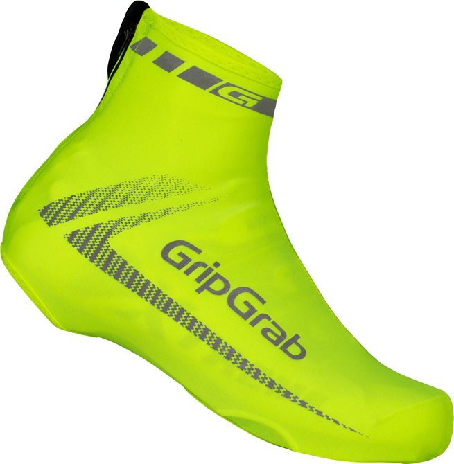 GripGrab RaceAero Hi-Vis LW Lycra Shoe, Skoöverdrag