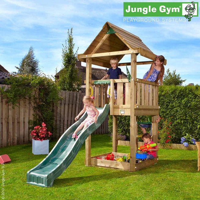 Jungle Gym House Lektorn Komplett Exkl. Rutschkana