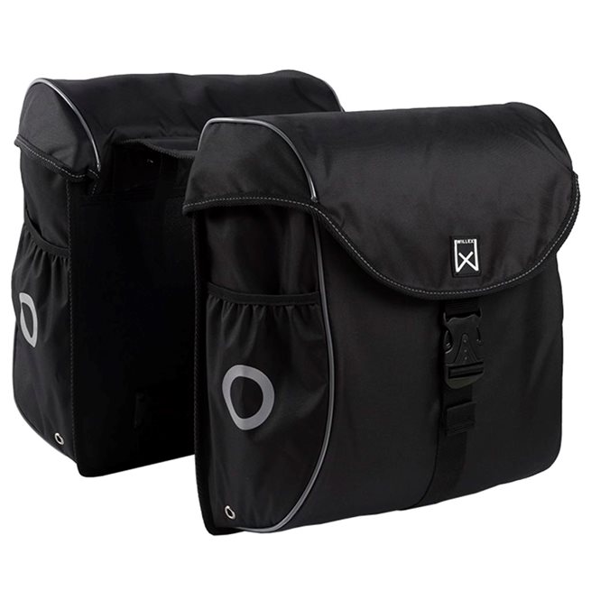 vidaXL Cykelväska 38 L svart och silver