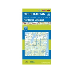 Norstedts Cykelkartan Blad 15 Nordöstra Småland
