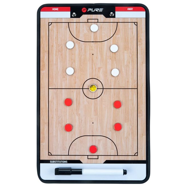 vidaXL Dubbelsidig taktikplatta för futsal 35x22 cm