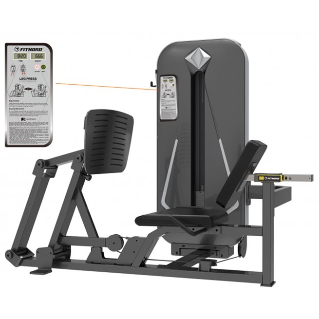 FitNord Diamond Leg Press, Styrkemaskin Ben