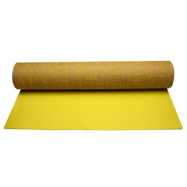 vidaXL Yogamatta eco jute neongul