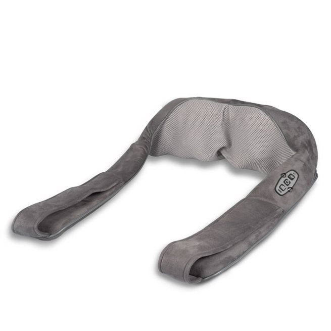vidaXL Nackmassage shiatsu NM 880 antracit och grå
