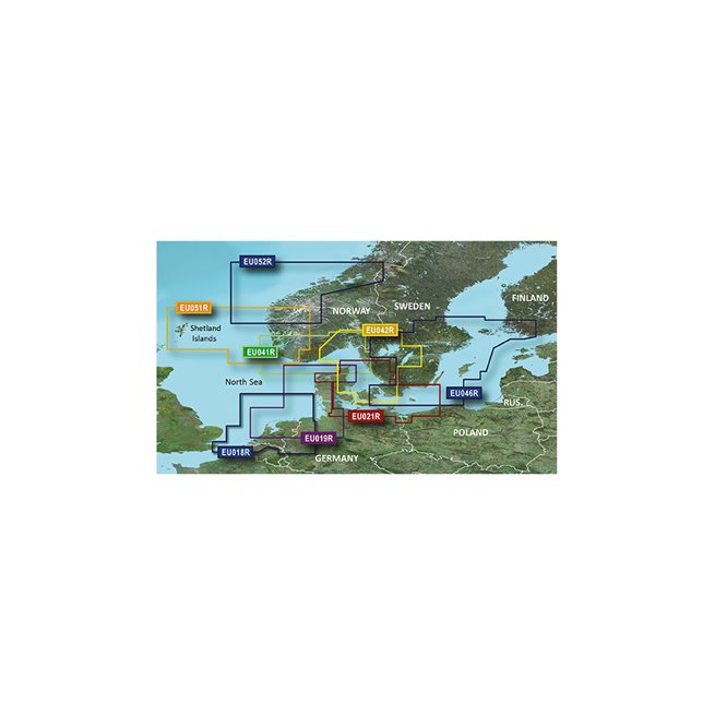 Garmin North Denmark & the Eider Garmin microSD™/SD™ card: VEU474S