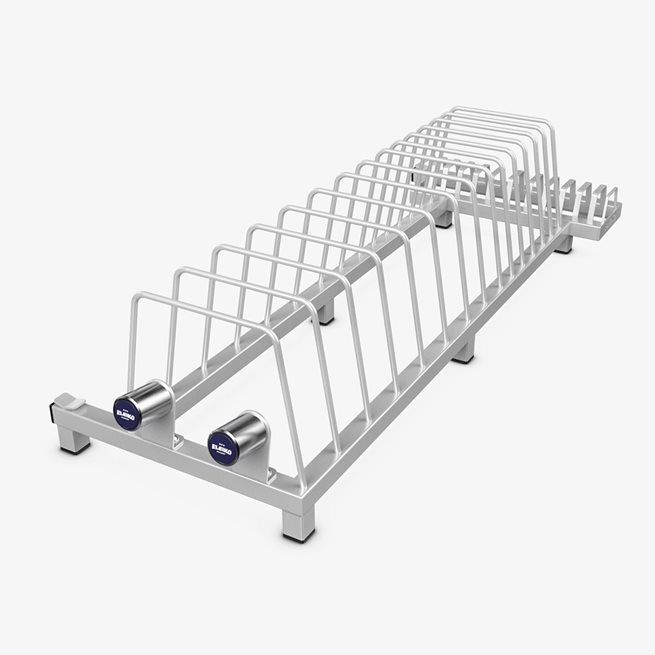 Eleiko Weightlifting Warm-Up/Training Disc Rack, Ställning viktskivor