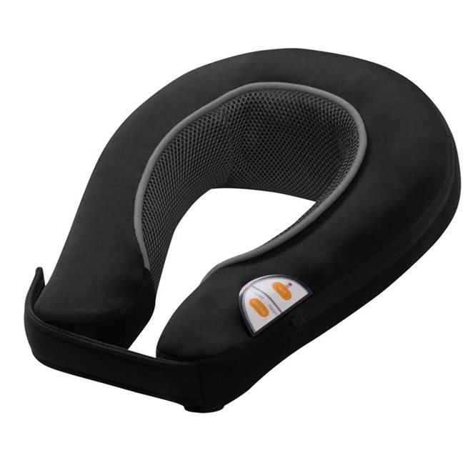 vidaXL Nackmassageapparat NM 865 polyester svart