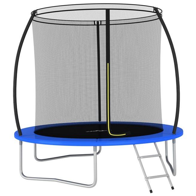 vidaXL Studsmatta rund 244x55 cm 100 kg