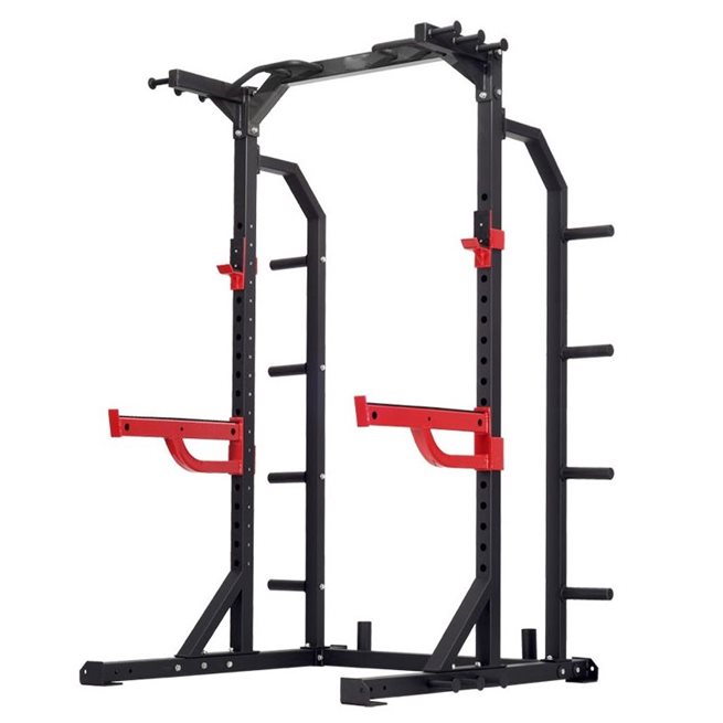 Nordic Fighter Heavy Duty Half Rack, Skivstångsställning