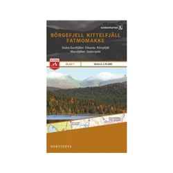 Norstedts Blad 7 Börgefjell-Kittelfjäll-Fatmomakke 1:75 000