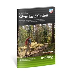 Calazo Friluftsatlas Sörmlandsleden 1:50.000 2A Uppl