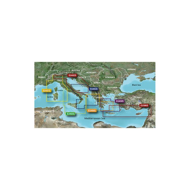 Garmin Ligurian Sea,Corsica & Sardinia Garmin microSD™/SD™card:VEU451S