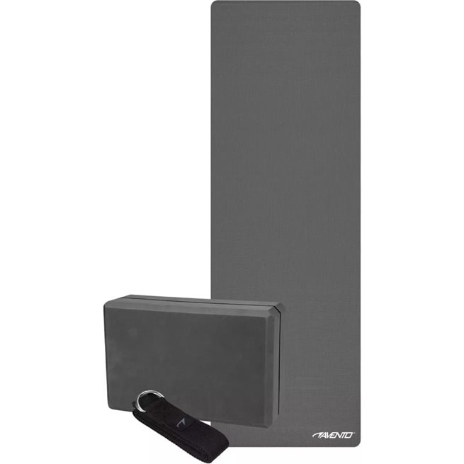 vidaXL Yogaset i 3 delar Lotus grå