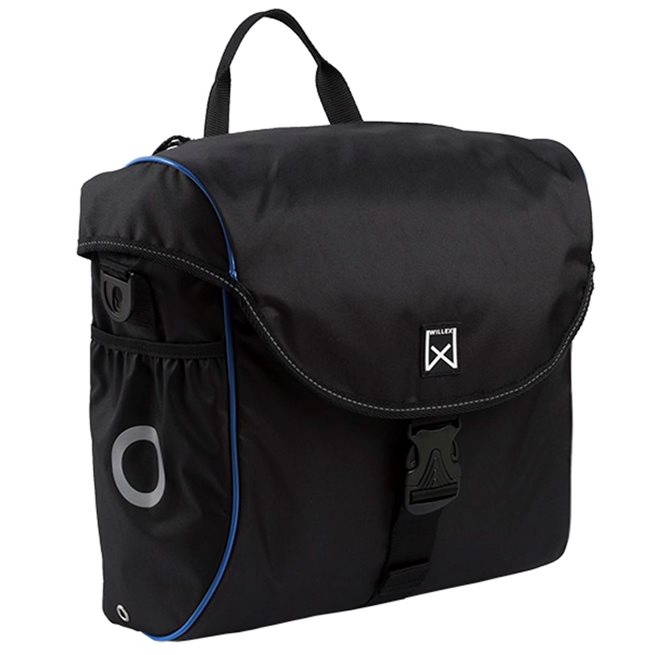 vidaXL Cykelväska 19 L svart och blå