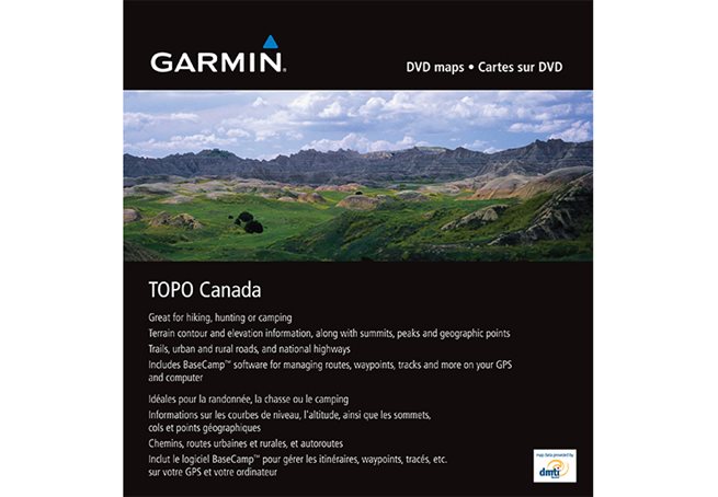 Garmin TOPO Kanada -Hela Garmin microSD/SD card