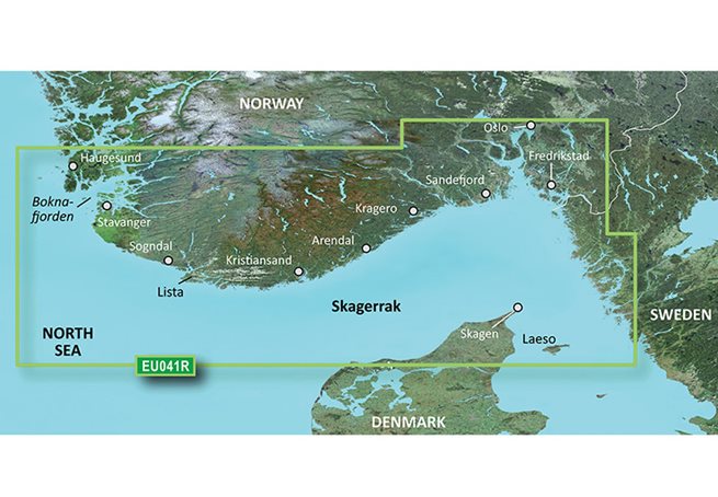 Garmin Oslo-Skagerak-Haugesund Garmin VEU041R - BlueChart g3 Vision mSD/SD