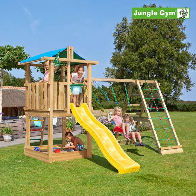 Jungle Gym Hut lektorn komplett inkl. Climb, Klätterställning