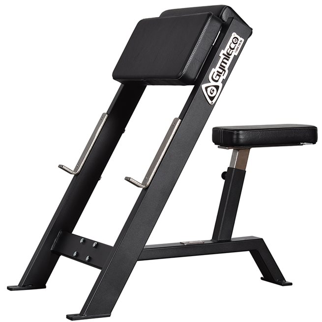 Gymleco Scottcurlbänk, Sittande, Styrkemaskin Armar