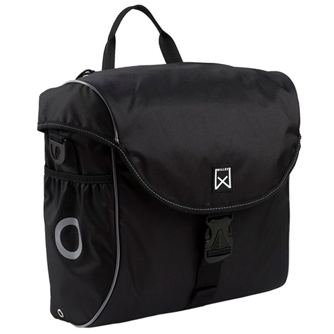 vidaXL Cykelväska 19 L svart och silver