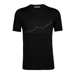 Icebreaker Mens Tech Lite SS Crewe Global Heat Index
