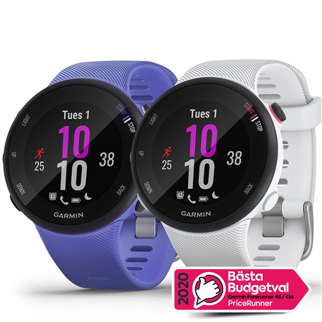 Garmin Forerunner® 45S, Pulsklocka