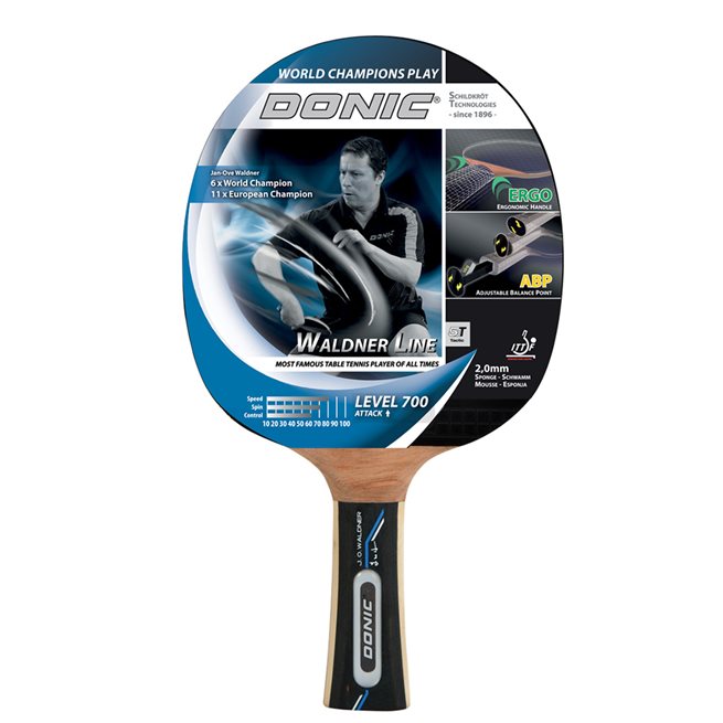 DONIC Racket Waldner 700 Inkl Dvd Med J-O, Bordtennis