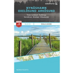 Norstedts Blad 22 Nynäshamn-Oxelösund-Arkösund 1:50 000