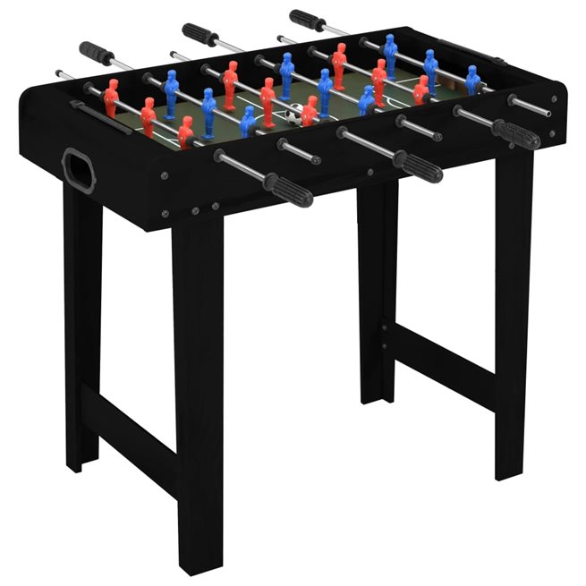 vidaXL Fotbollsbord mini 69x37x62 cm svart