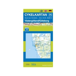 Norstedts Cykelkartan Blad 12 Västergötland/Göteborg