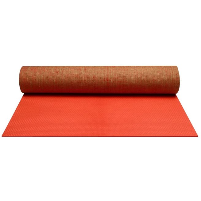 vidaXL Yogamatta eco jute neonrosa